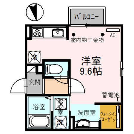 Coco Air B棟の物件間取画像